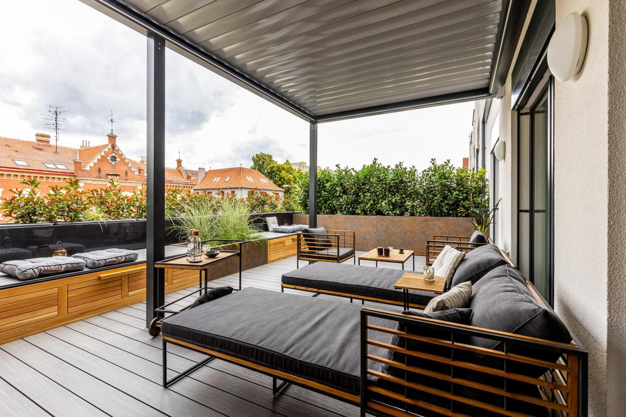 Apartmán Dh Terrace And Sauna 2kk - Videnske Terasy 1 Brno