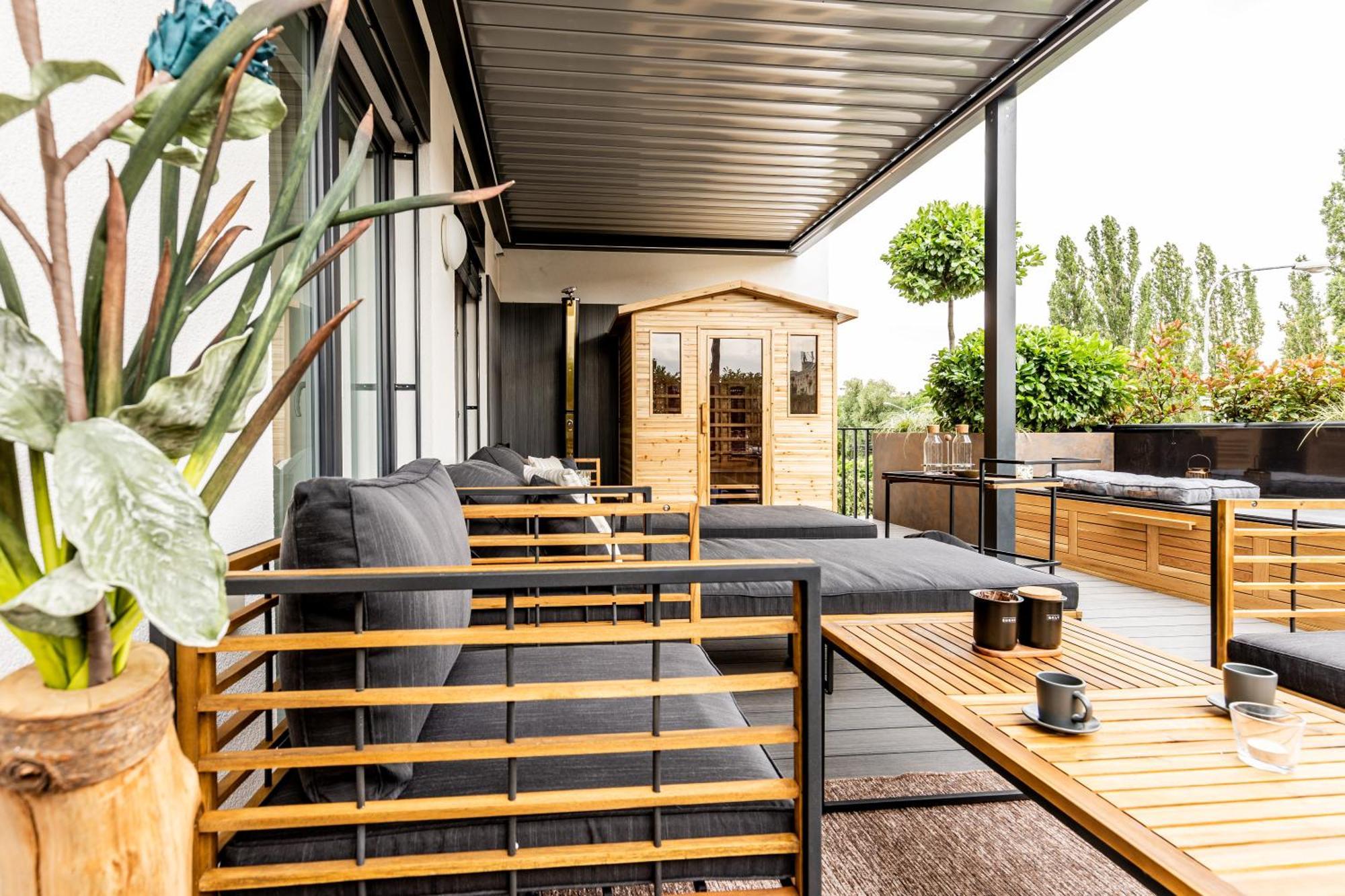 Apartmán Dh Terrace And Sauna 2kk - Videnske Terasy 1 Brno